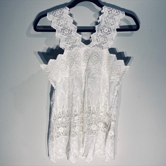 Ulla johnson birdie blouse daisy top white size 2 - Picture 6 of 6